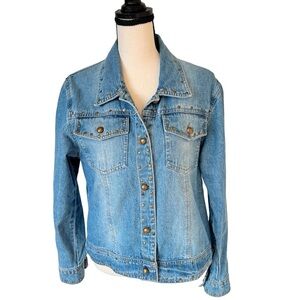 Studded denim jacket